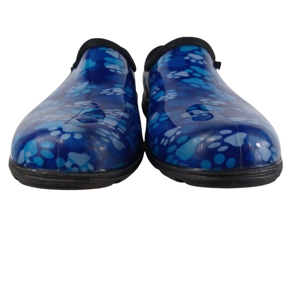 Sloggers Women's Waterproof Rain Garden Clog Shoe Comfort Insole Blue Size 10 - Picture 3 of 9